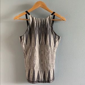 Straps Prana workout tank with shelf bra